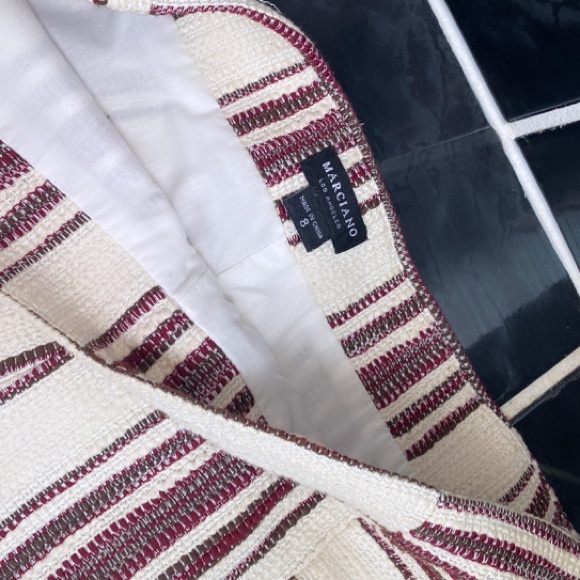 Striped Marciano high-waisted Shorts - Picture 3 of 3